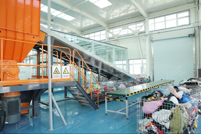 Dự án tái chế sợi quần áo thải ở Zhengzhou, Trung Quốc