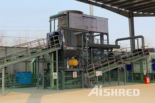 Convert Textile Waste to SRF with AIShred Industrial Waste System