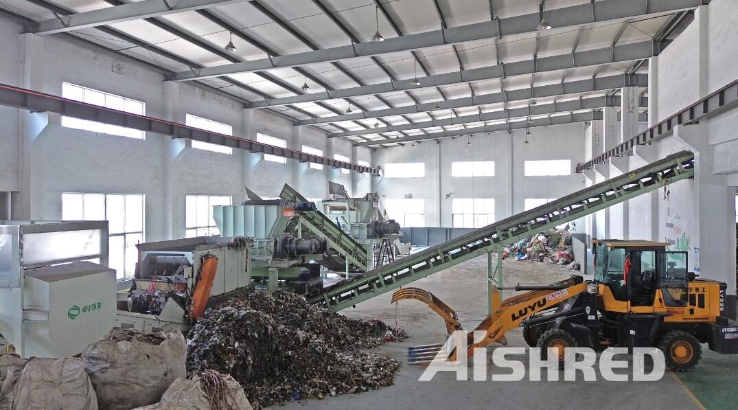 Rác thải sinh hoạt đến nhà máy RDF
