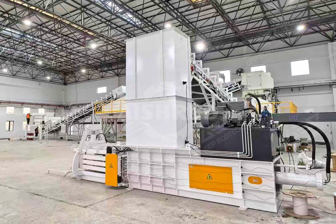 Waste Compactor for Construction Waste Combustibles to Alternative Fuel Project in Shanghai