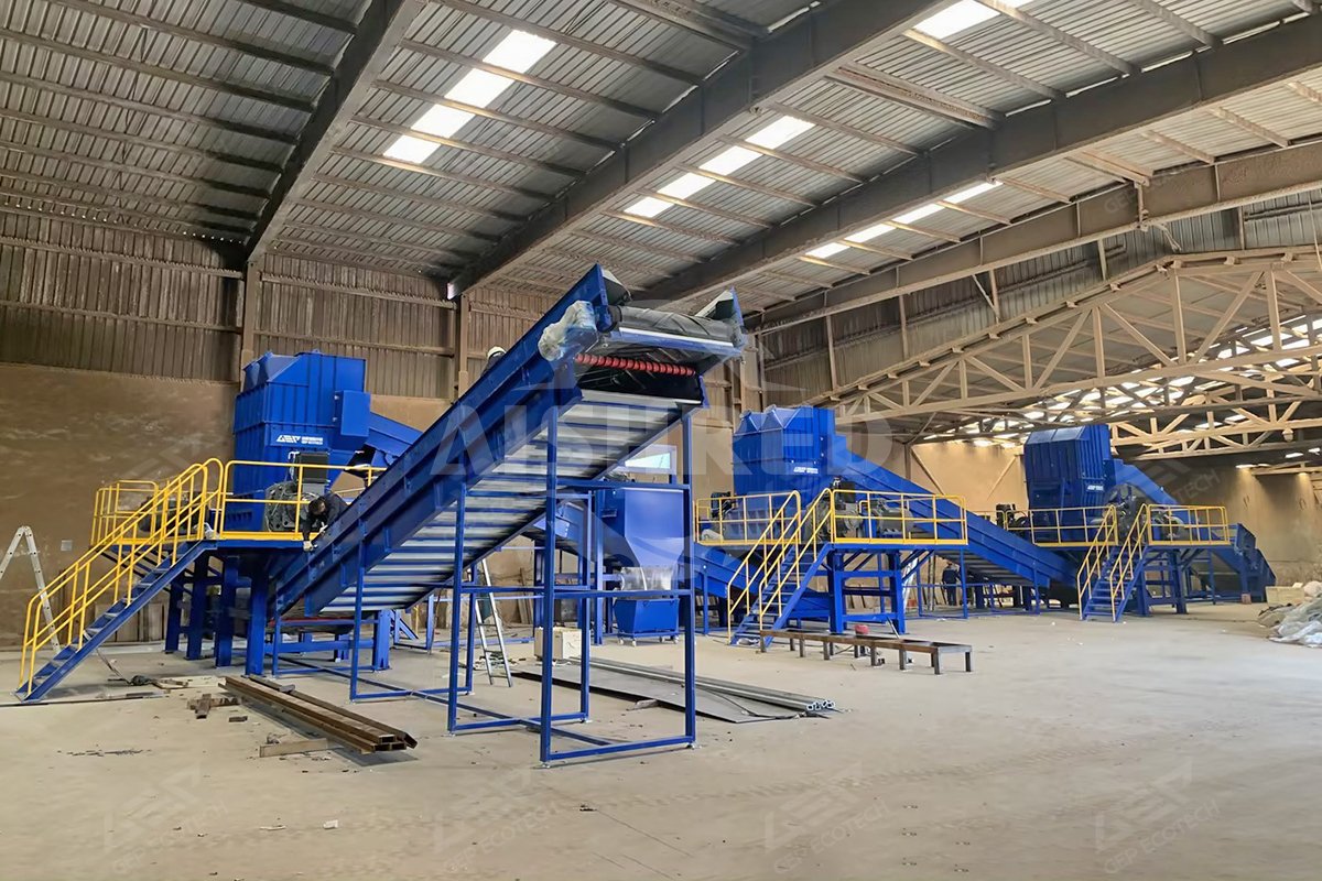 Three-Stage RDF Shredding Line