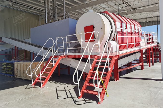 Trommel Screen for Aluminum Waste Recycling Project in North America