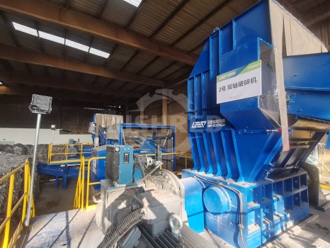 Three-Stage Dual-Shaft Shredding RDF/SRF Processing Plant