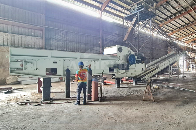 Biomass Power Plant Shredding Project in Southeast Asia