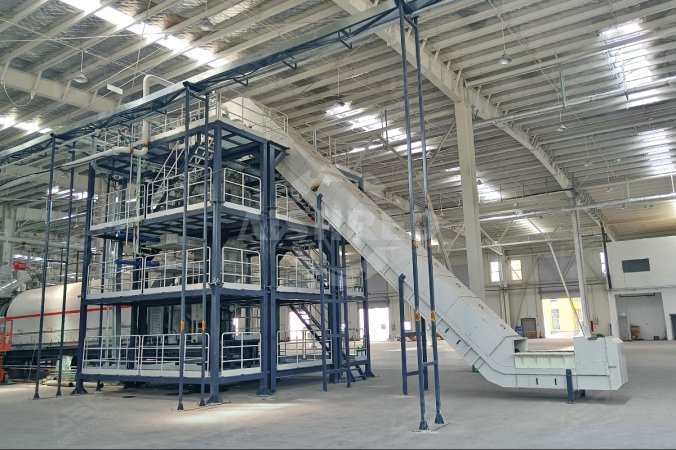 Closed Shredding System Used in Lithium Battery Recycling Project in China