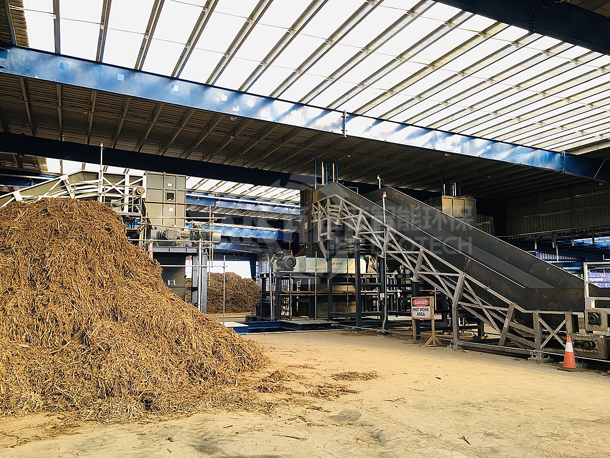 Biomass Shredding Site