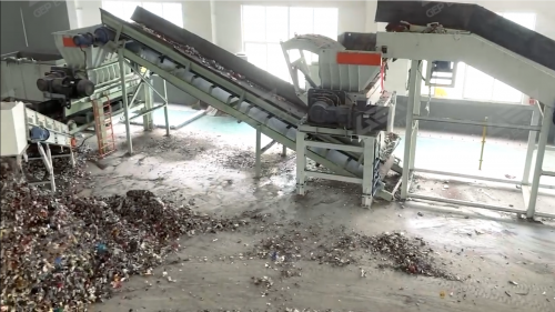 Máy nghiền vải, Máy nghiền tái chế rác thải dệt may