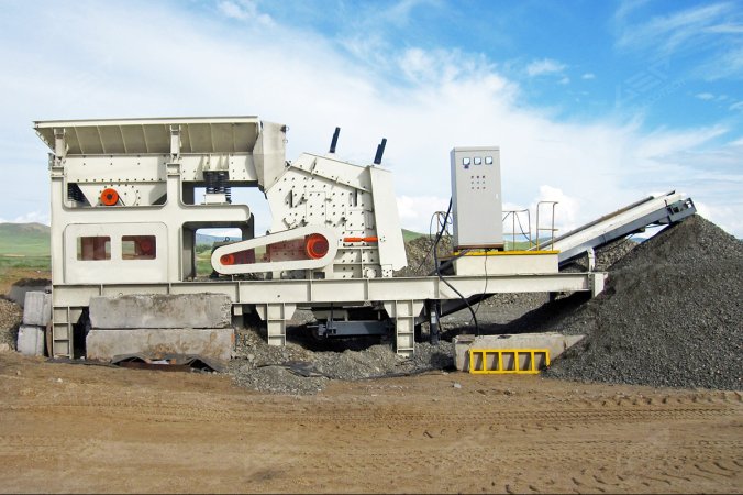Mobile Impact Crusher Plant