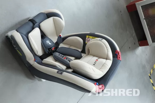 AIShred Destroys Substandard Child Seats