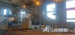 使用JSD Environmental Machinery粉碎机将废旧轮胎制成TDF