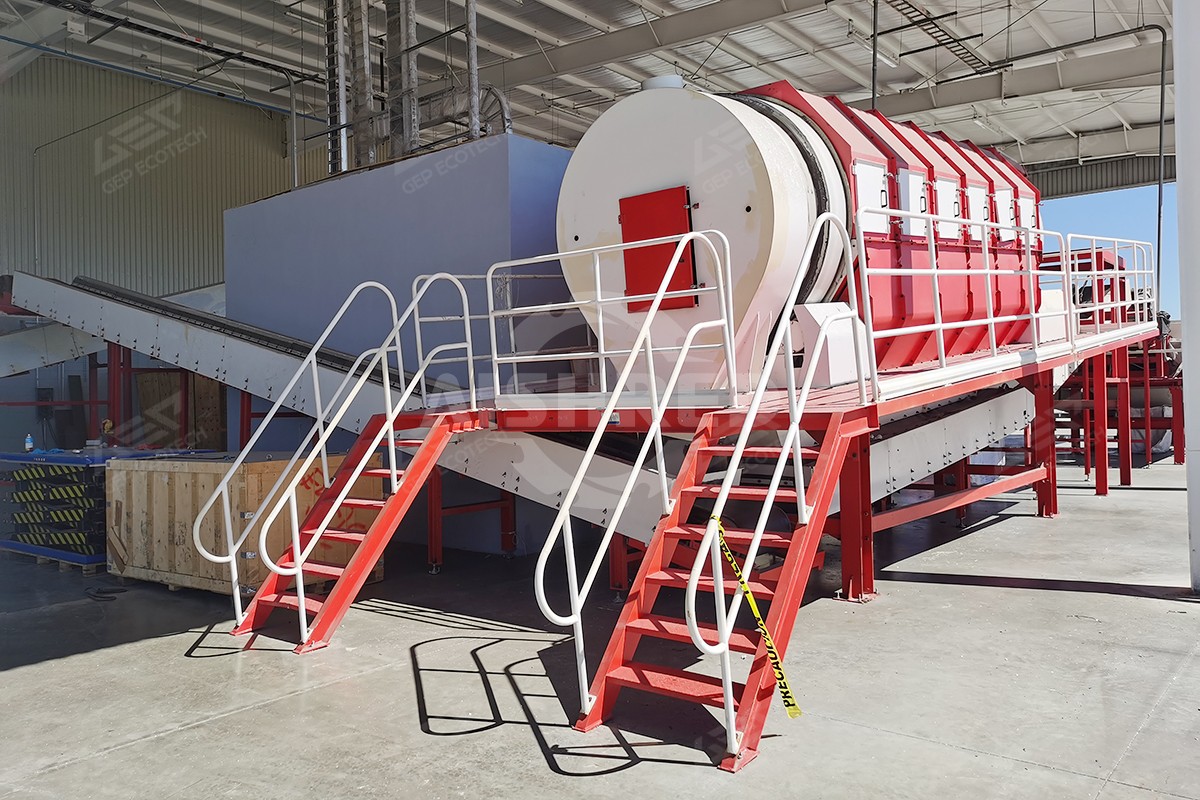 Trommel Screen for Aluminum Waste Recycling Project in North America